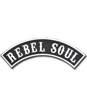 Moto nášivka Rebel Soul Rocker XXL na chrbát
