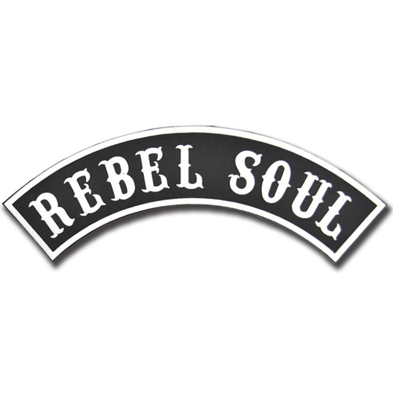 Moto nášivka Rebel Soul Rocker XXL na chrbát