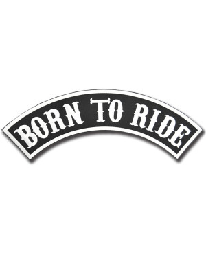Moto nášivka Born To Ride Rocker XXL na chrbát