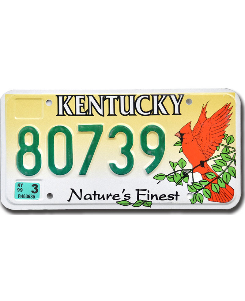 Americká ŠPZ Kentucky Cardinal 80738