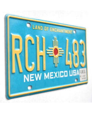 Americká ŠPZ New Mexico Enchantment Blue RCH 483