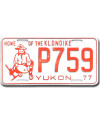Kanadská ŠPZ Yukon 1977 Home Of The Klondike P759
