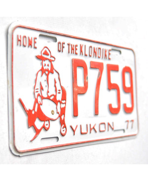 Kanadská ŠPZ Yukon 1977 Home Of The Klondike P759