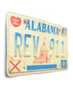 Americká ŠPZ Alabama 1982 Capitol EREV 911