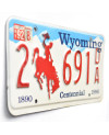 Americká ŠPZ Wyoming Centennial 2 6910A