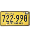 Americká ŠPZ Maine 1973 Vacationland 722-998