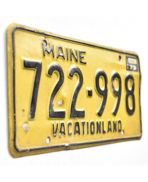 Americká ŠPZ Maine 1973 Vacationland 722-998