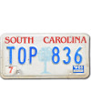 Americká ŠPZ South Carolina Tree 1988 TOP 836