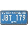 Americká ŠPZ South Carolina 1973 Blue JBT 179