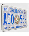 Americká ŠPZ Oklahoma Cherokee Nation ADO 569