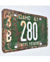 Americká ŠPZ Idaho 1961 Famous Potatoes Green 3B 280