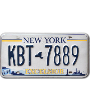 Americká ŠPZ New York Excelsior KBT 7889