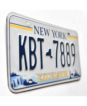 Americká ŠPZ New York Excelsior KBT 7889