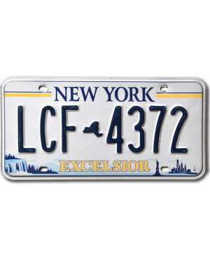 Americká ŠPZ New York Excelsior LCF 4372