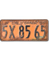 Americká ŠPZ California 1934 Yellow 5X8565