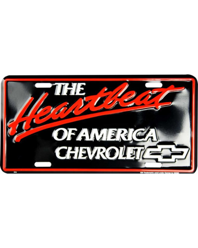 Americká ŠPZ Chevrolet Heartbeat