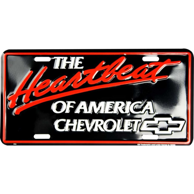 Americká ŠPZ Chevrolet Heartbeat