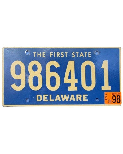 Americká ŠPZ Delaware The First State