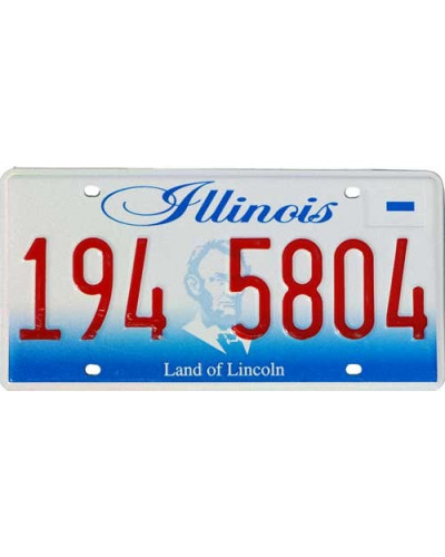 Americká ŠPZ Illinois Lincoln new