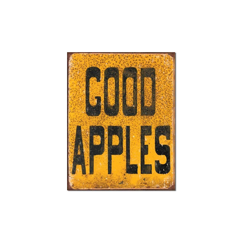 Plechová ceduľa Good Apples 40 cm x 32 cm