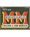 Plechová cedule Minneapolis Moline 42 cm x 30 cm