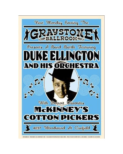 Koncertné plagát Duke Ellington, 1933
