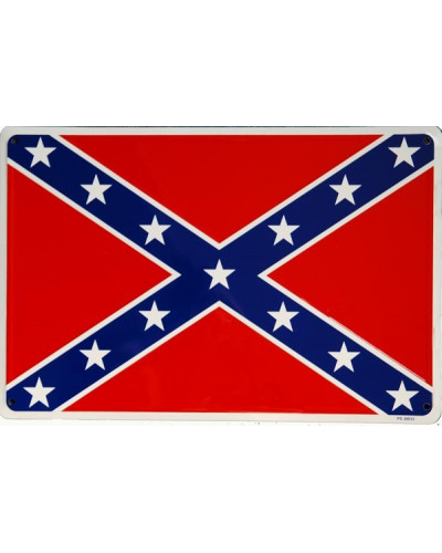 Plechová ceduľa Confederate Flag 45cm x 30cm