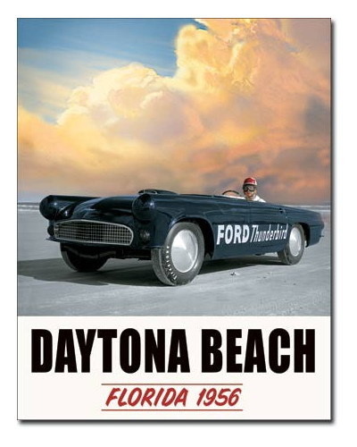 Plechová cedule Ford Daytona Beach 32 cm x 40 cm