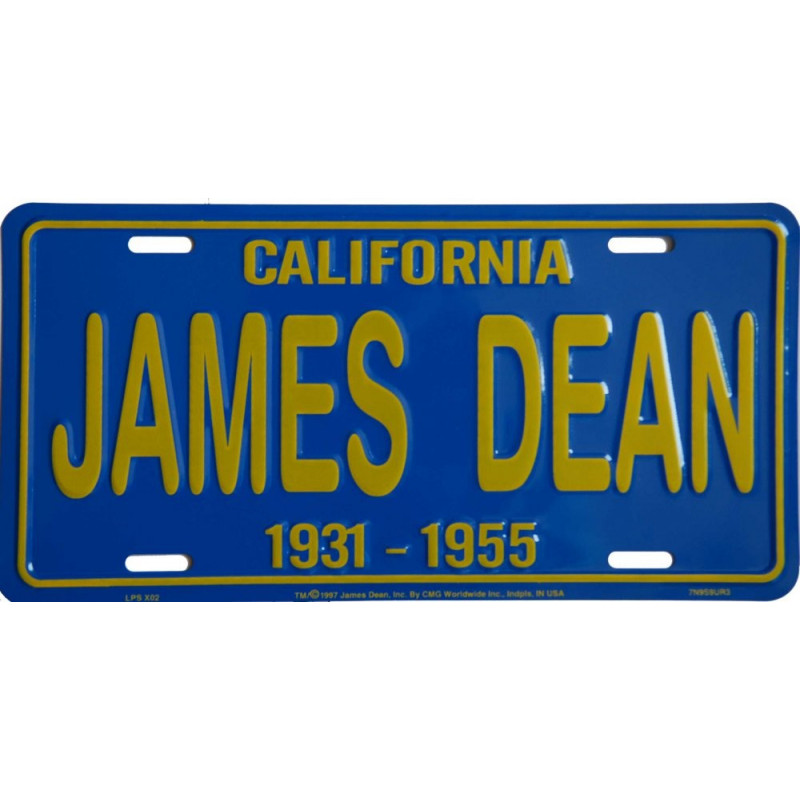 Americká ŠPZ James Dean California Blue