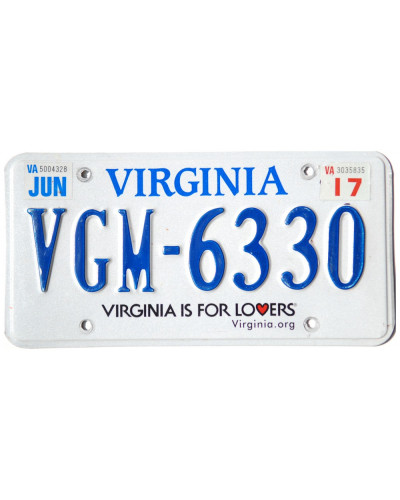 Americká ŠPZ Virginia for lovers
