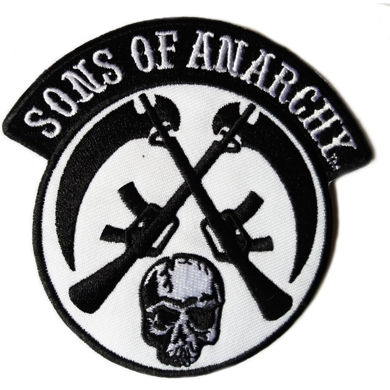 Moto nášivka Sons of Anarchy 9 cm x 9 cm