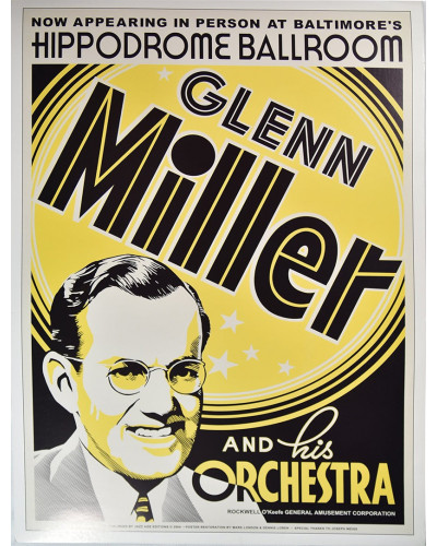 Koncertné plagát Glenn Miller 1939