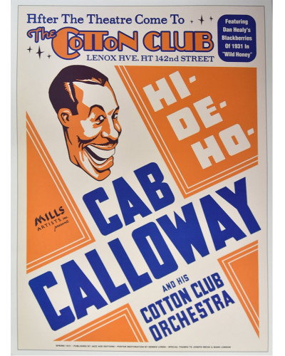 Koncertní plakát Cab Calloway, NYC, 1931