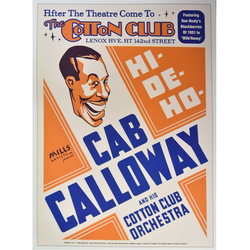 Koncertní plakát Cab Calloway, NYC, 1931