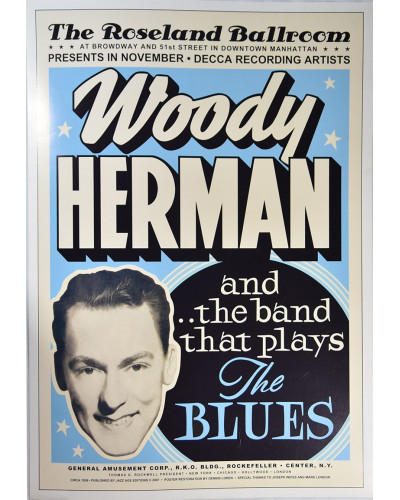 Koncertné plagát Woody Herman, 1936