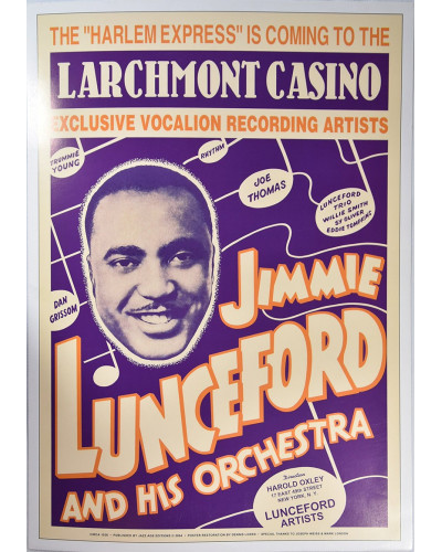 Koncertné plagát Jimmie Lunceford, 1938