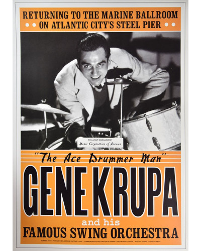 Koncertné plagát Gene Krupa, 1941