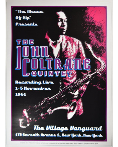 Koncertní plakát John Coltrain, 1961