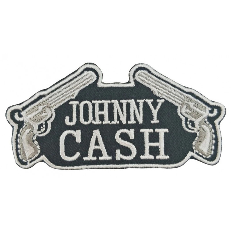 Moto nášivka Johnny Cash revolvers