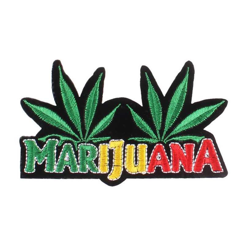 Nášivka Marijuana 11 cm x 6 cm
