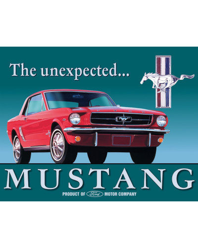 Plechová ceduľa Ford Mustang 32 cm x 40 cm