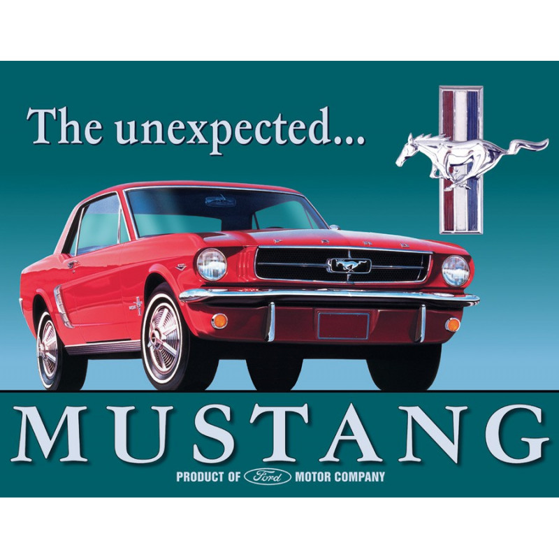 Plechová ceduľa Ford Mustang 32 cm x 40 cm