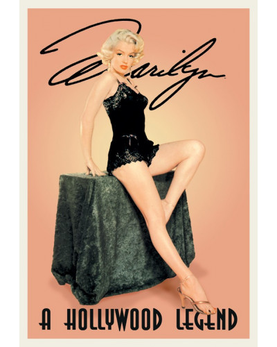 Plechová cedule Monroe Marilyn Hollywood Legend 40 cm x 32 cm