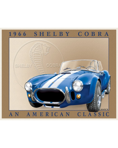 Plechová ceduľa Shelby Cobra 32 cm x 40 cm