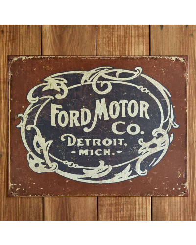 Plechová ceduľa Ford - Historic Logo 32cm x 40 cm p