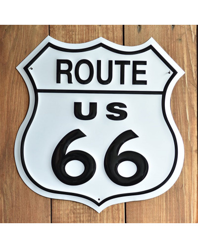 Plechová ceduľa Route 66 Shield 27 cm x 27 cm p