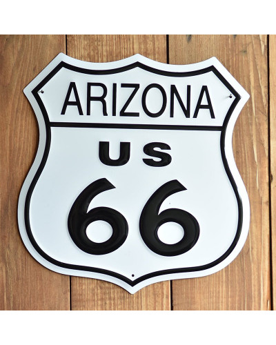 Plechová ceduľa Route 66 Arizona Shield 27 cm x 27 cm p