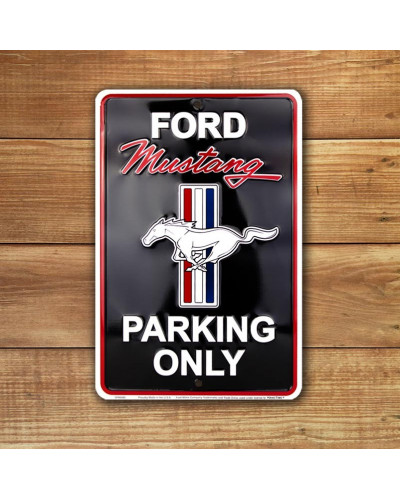 Plechová ceduľa Ford Mustang Parking small 20cm x 30cm