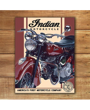 Plechová cedule Indian - 1948 Chief 40 cm x 32 cm w