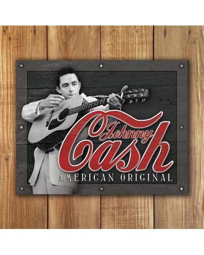 Plechová ceduľa Johnny Cash - American Original 32cm x 40cm w